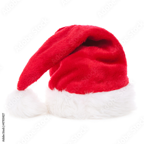 Santa hat isolated in white background