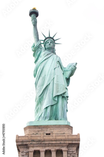 the Statue of Liberty