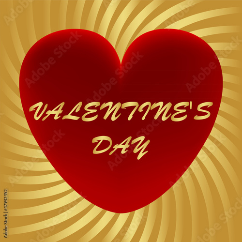 Heart on Valentine's Day