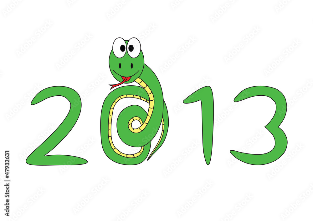 Obraz premium 2013 small snake