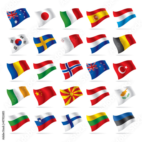 Set of world flags 2