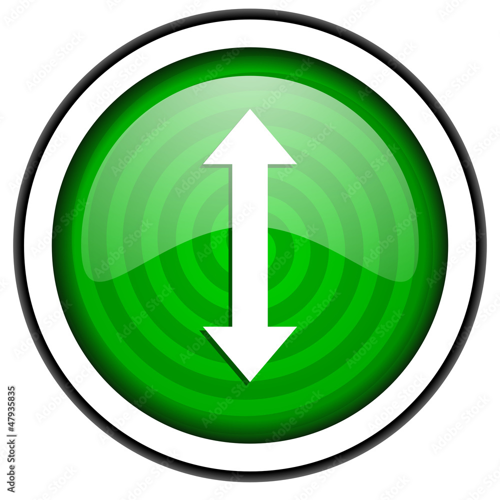 move arrow green glossy icon isolated on white background move arrow green glossy icon isolated on white background