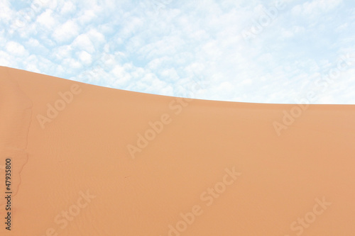 background of sand dune in sahara