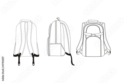 back pack art