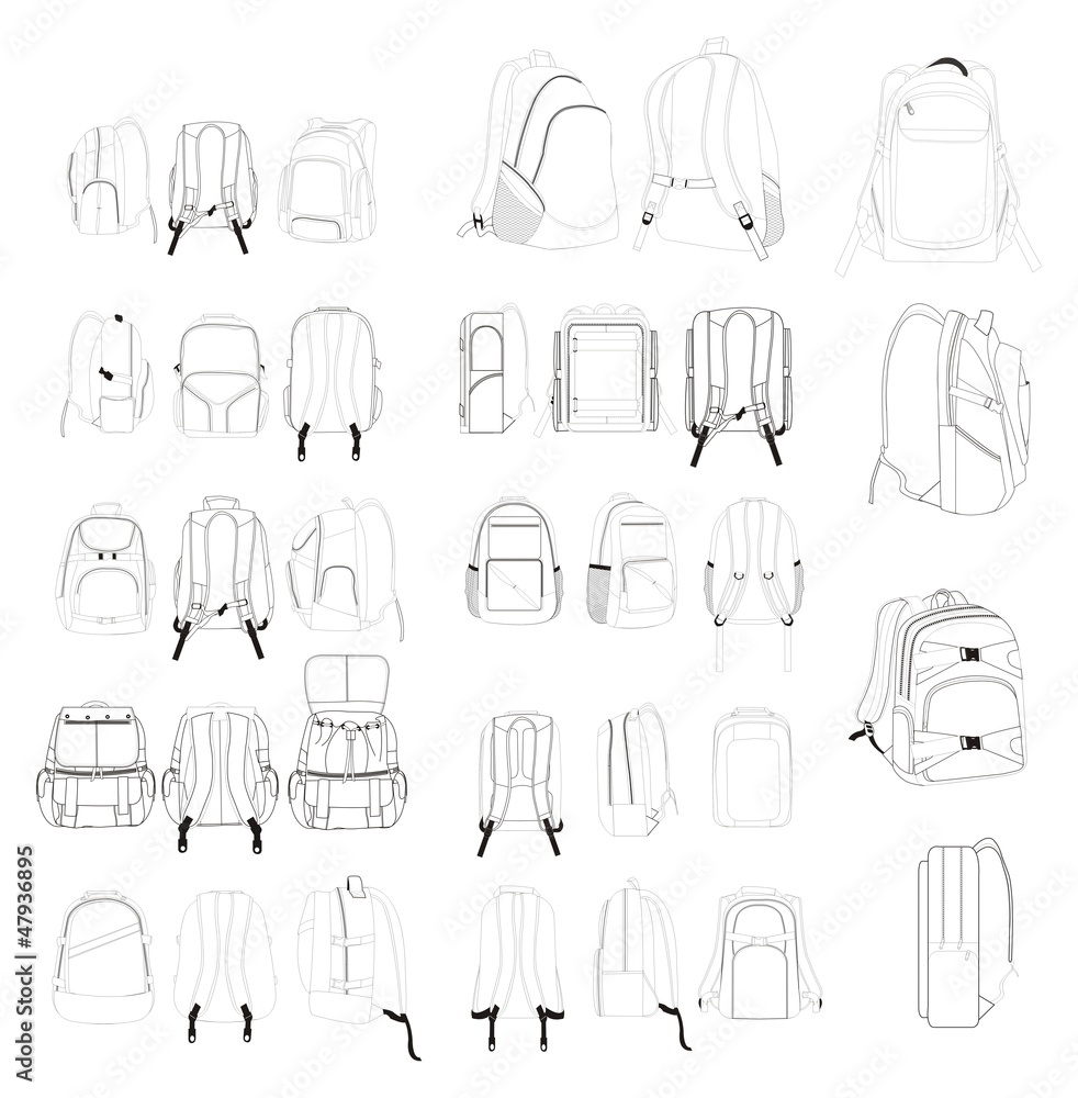 back pack set back pack set