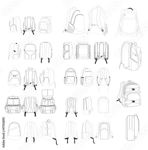 back pack set
