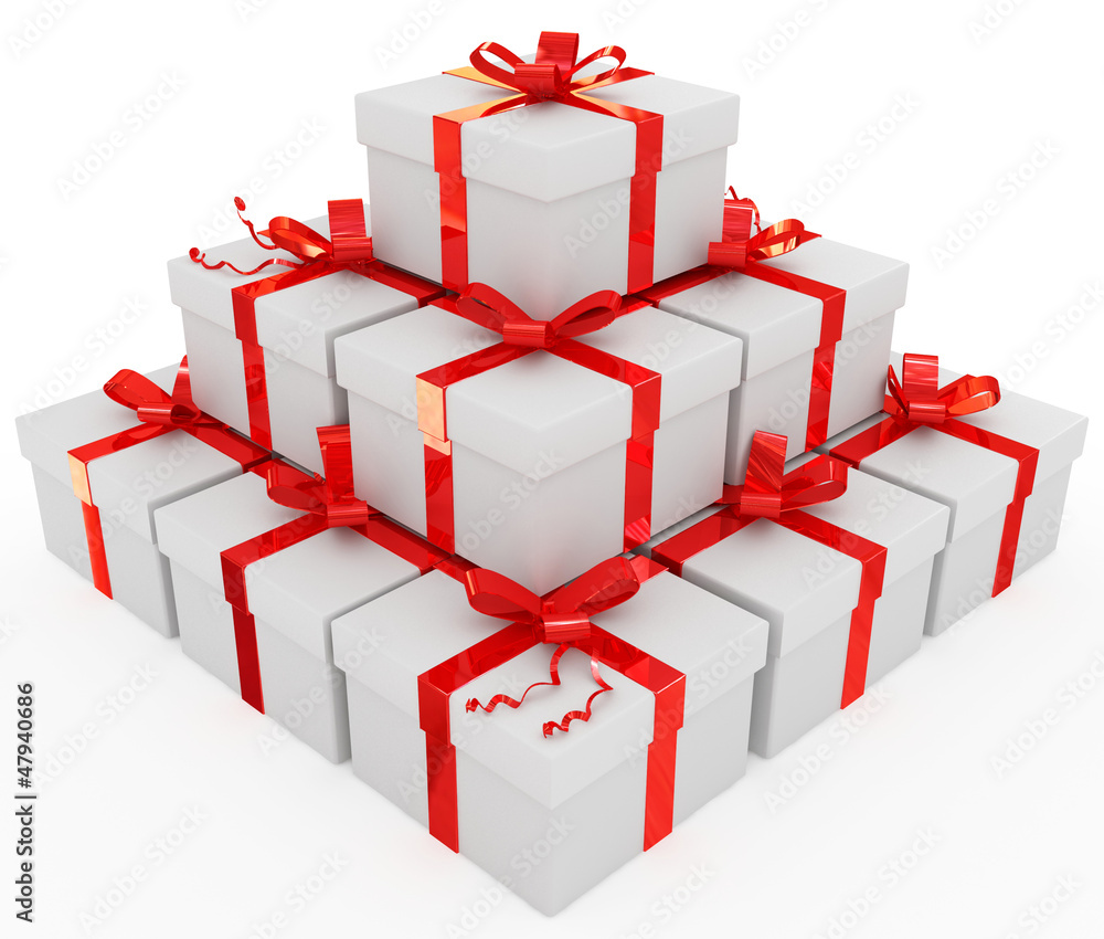 Obraz premium gift boxes