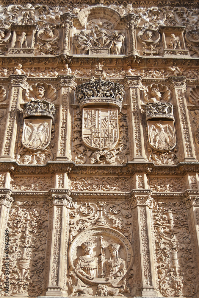 Fachada de la universidad de Salamanca
