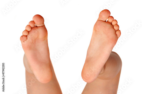 child's feet