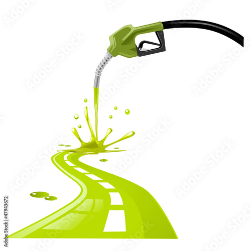 benzina che fa strada vector