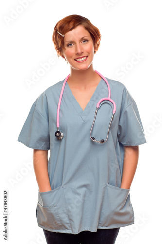 Smiling Female Doctor or Nu...