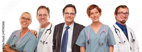 Group of Doctors or Nurses ...