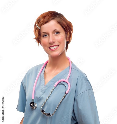 Smiling Female Doctor or Nu...