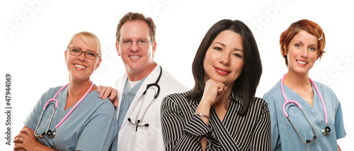 Hispanic Woman with Male an...