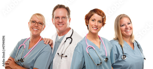 Group of Doctors or Nurses ...
