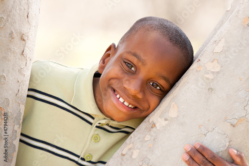 Young African American Boy ...