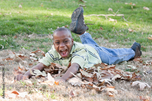 Young African American Boy ...