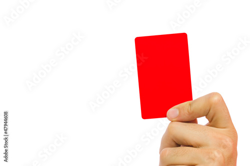 red card