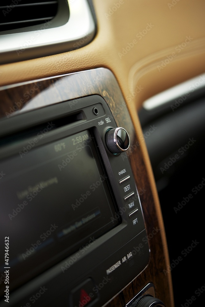 Fototapeta premium Car Audio System