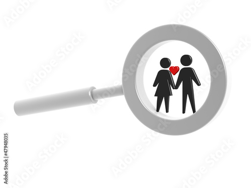 Tableau sur toile find love