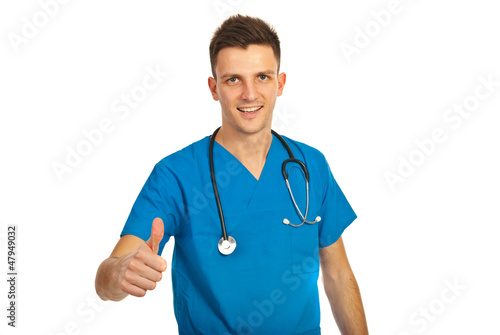 Successful doctor man