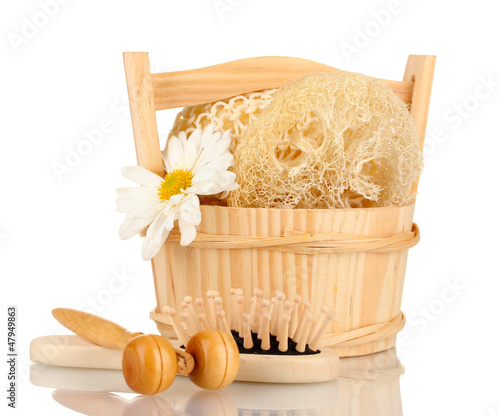 Obraz na płótnie Loofah isolated on white
