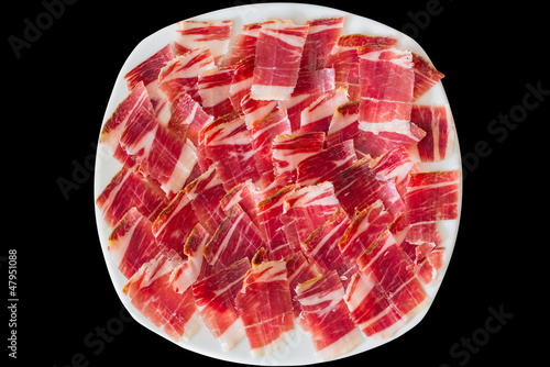 dry-cured ham slices