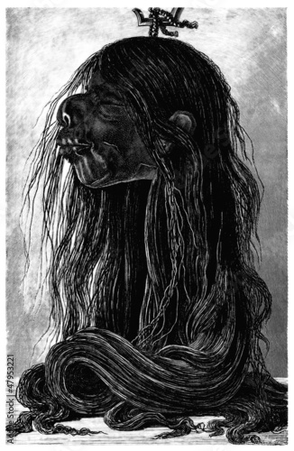 Jivaro : Shrunken Head - Tête Réduite - Schrumpfkopf_1874 photo