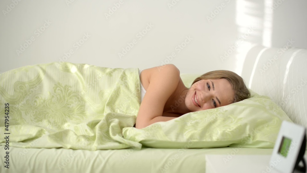 young beautiful girl on bed young beautiful girl on bed