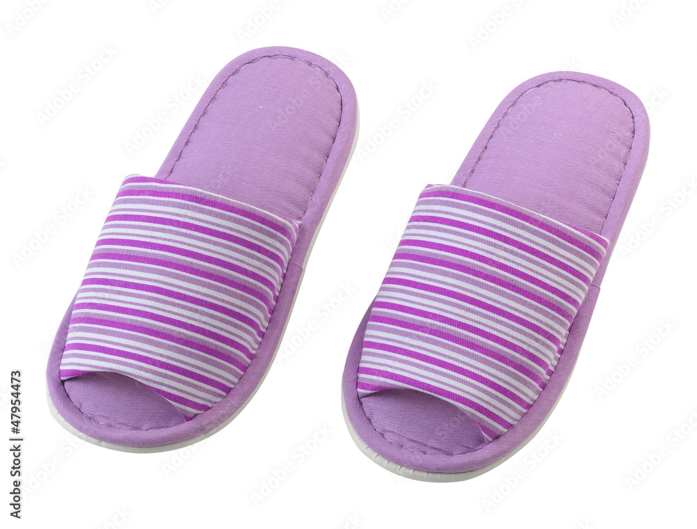 Cute violet slippers for keep your feet warm and clean Cute violet slippers for keep your feet warm and clean