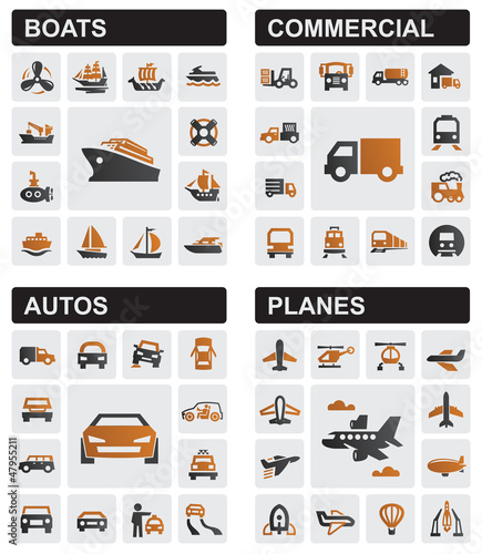 transport icons