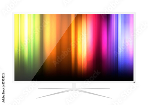 Abstract LED Television - Vector Design