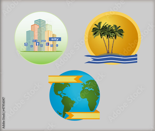 Set  of  vector  drawings