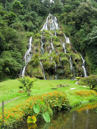 Waterfalls at Santa Rosa de Cabal, Colombia photo