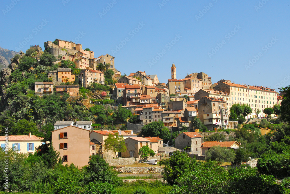 village de Corte, Corse