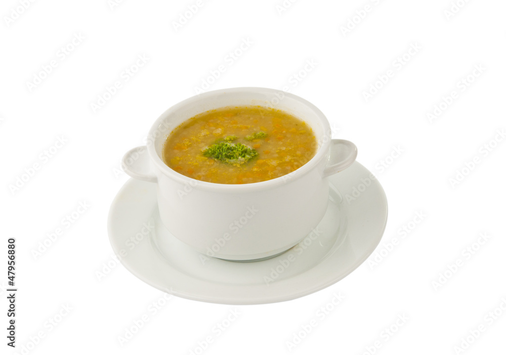 pea soup in a bowl isolated pea soup in a bowl isolated