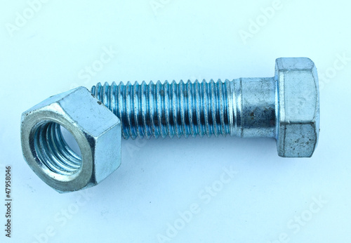 Big bolt and nut