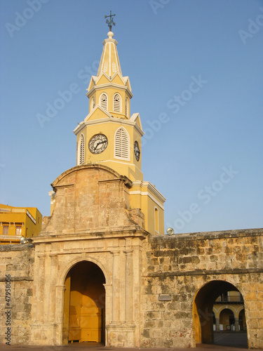 Clock Tower  Cartagena De Indias  Colombia 