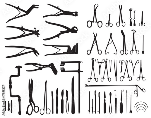 surgical instruments vector