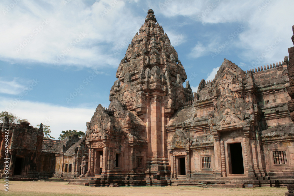 architecture at Phanom Rung temple in Buriram Thailand