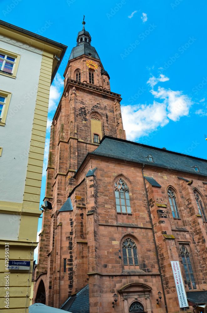 Heidelberg, campanile di una chiesa 1