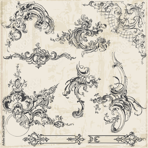 Vector Set: Calligraphic Design Elements and Page Decoration, Vi
