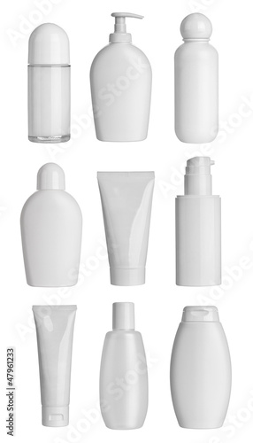 Fototapeta Naklejka Na Ścianę i Meble -  beauty hygiene container tube health care