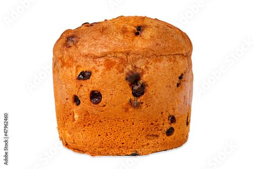 Panettone isolated photo