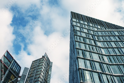 Modern Buildings  street view in London