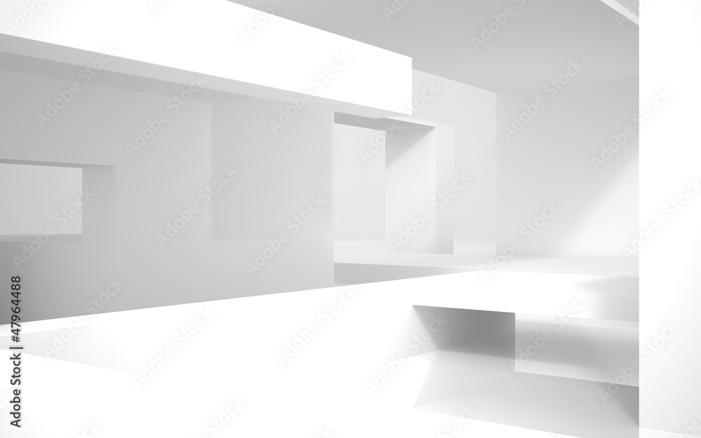 Abstract Architecture.Concept of a modern building Abstract Architecture.Concept of a modern building