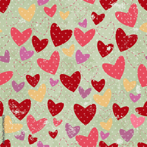 gray background with heart and point