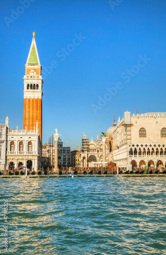 San Marco square in Venice, Italy as seen from the lagoon © andreykr