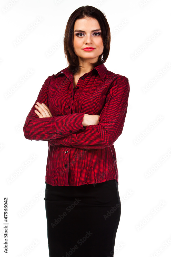 Young, beautiful and successful businesswoman Young, beautiful and successful businesswoman