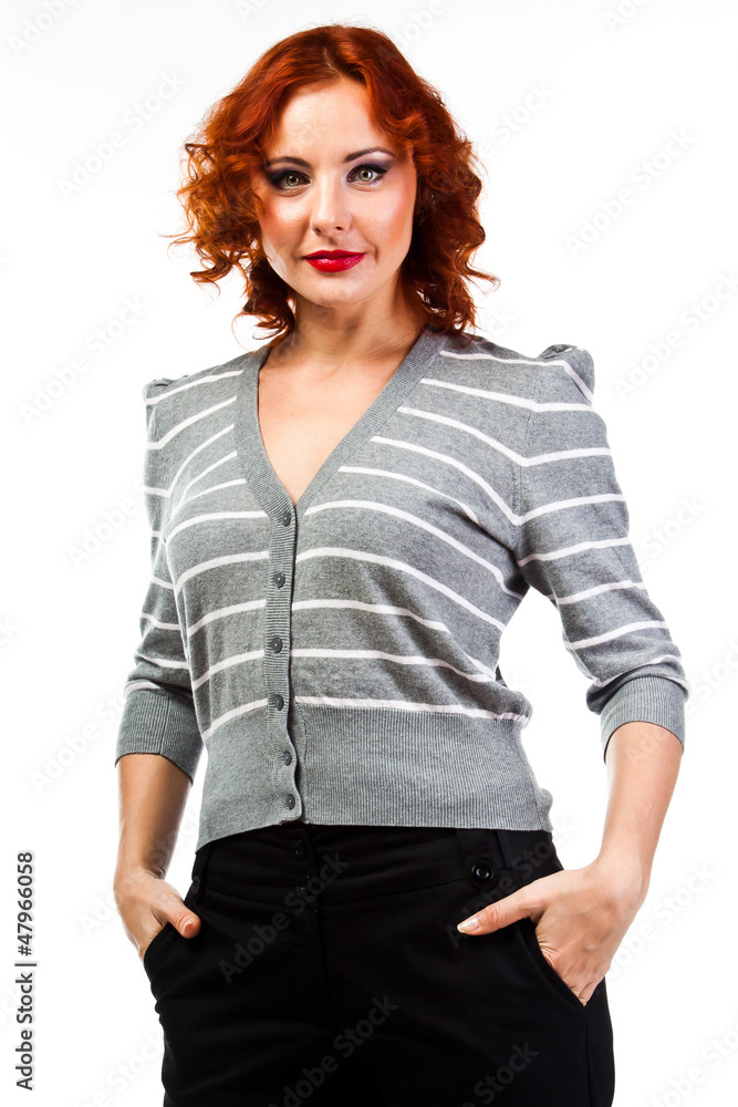 Young, beautiful and successful businesswoman Young, beautiful and successful businesswoman